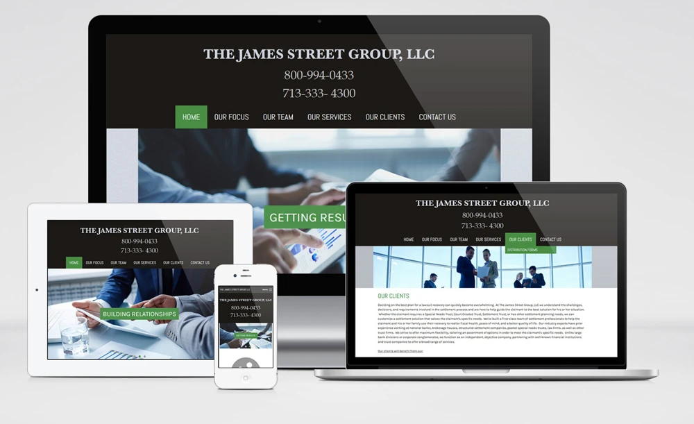 The James Street Group Website