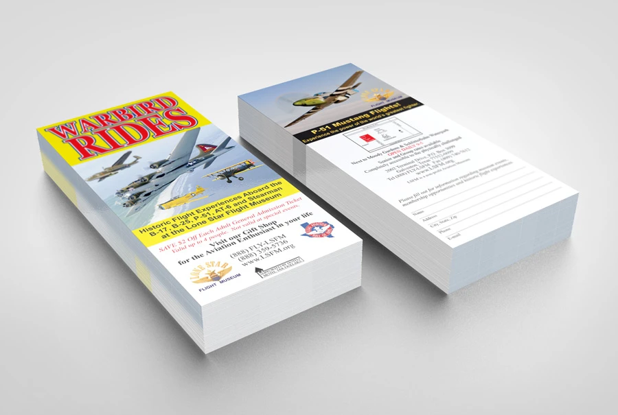 Lone Star Flight Museum Rack Card