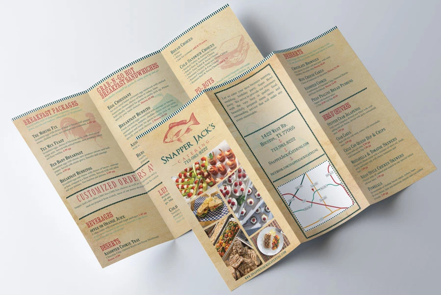 Snapper Jack’s Catering Menu
